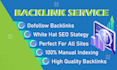 provide manual white hat SEO backlink service