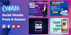 design unique social media posts and anything in canva