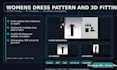 do womens dress pattern grading uk6 uk24 in clo3d