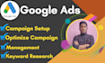 be your google ads specialist to setup and optimize adwords ppc campaigns