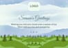 design seasonal greetings card