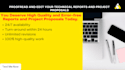 write, edit, and proofread your technical reports and project proposals