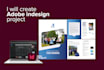 make amazing adobe indesign project, booklet, brochure