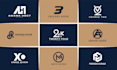do professional creative minimalist monogram logo design
