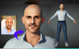 create realistic 3d human model from photo character creator