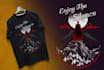 design a professional tshirt design for your brand