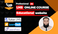 design wordpress lms website  with tutor lms, learndash or learnpresh
