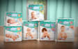 create baby diaper diaper front packaging design