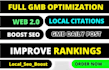 optimize google my business listing for gmb ranking and seo