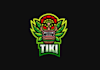create drawing tike tops mask logo with text with any file