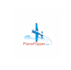design elegant better plane flipper com logo