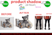 natural shadow reflection shadow background removal services