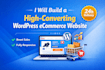 build a high converting wordpress ecommerce website for your brand