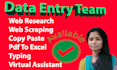 copy paste pdf to excel conversion excel typing data entry