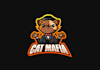 make mafia mascot logo design without any copyright concept