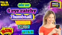 design amazing youtube thumbnail design