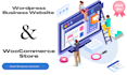 build responsive ecommerce website business website and online store