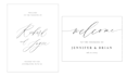 design calligraphy couple name for wedding welcome sign