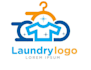 design outstanding laundry logo with express delivery