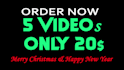 customize funny christmas greeting video