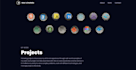 create a website with 3d design, animation using threejs