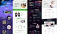 design modern and reponsive wordpress website design