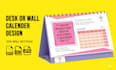 do professional desk or wall calendar design