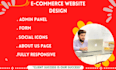 create a website designs, front end developer