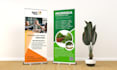 design rollups or pullups banner, static banner, banner ads, billboards, yards