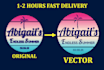 vector tracing any logo ,vectorize image, redraw, convert to vector