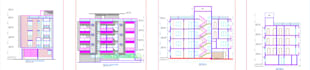 design architectural floor plan in 2d autocad