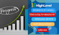 design go high level website, funnel, ghl automation, pipeline, groove funnels