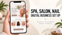 build a med spa website with online booking integration