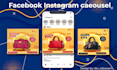 design attractive facebook and instagram carousel