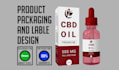 do premium product label design and packaging design