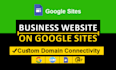 design business website using google sites