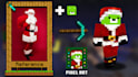 create a custom christmas minecraft skin