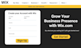 create a modern intuitive wix website design and redesign