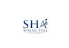 design modern unique spring hill academy logo