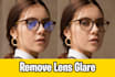do eye correction, open eyes, and retouching