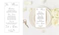 design a wedding set menu and wedding stationery