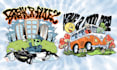 draw cartoon comic style hip hop psychedelic illustration for you