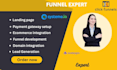 build a high converting sales funnel on systeme io, clickfunnels, or gohighlevel