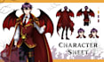 design character sheet or reference sheet for your character