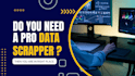 do web scraping, data mining, data extraction using python