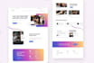 be your front end web development using HTML, CSS, bootstrap