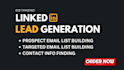 do targeted b2b lead generation email list collection linkedin prospect