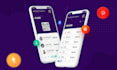 do website UI design, dashboard, mobile app UI UX design in figma and xd