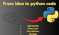 code small python projects