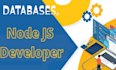 develop backend API, nodejs typescript databases